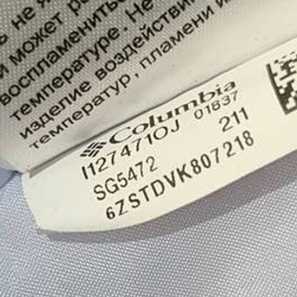 Columbia Blue Girls Omni-Shield Advanced Repellency Coat Size 14/16 - Picture 9 of 9